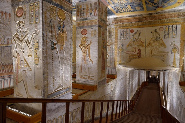 Khám phá “Thung lũng các vị vua” - nơi chôn cất các Pharaoh Ai Cập cổ đại Kham pha “Thung lung cac vi vua” - noi chon cat cac Pharaoh Ai Cap co dai