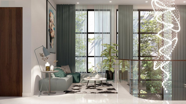 Mẫu nhà phố 2 tầng sang xịn như biệt thự, nội thất bên trong ngây ngất - Hình 10 Mau nha pho 2 tang sang xin nhu biet thu, noi that ben trong ngay ngat-Hinh-10