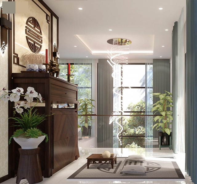 Mẫu nhà phố 2 tầng sang xịn như biệt thự, nội thất bên trong ngây ngất - Hình 11 Mau nha pho 2 tang sang xin nhu biet thu, noi that ben trong ngay ngat-Hinh-11