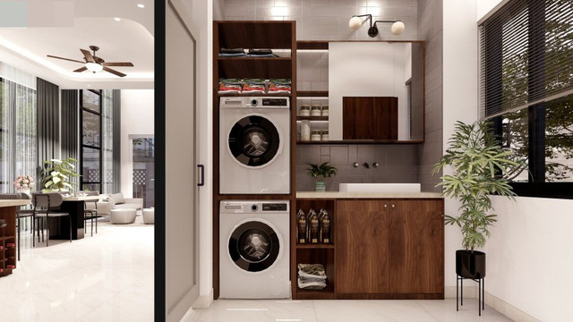 Mẫu nhà phố 2 tầng sang xịn như biệt thự, nội thất bên trong ngây ngất - Hình 4 Mau nha pho 2 tang sang xin nhu biet thu, noi that ben trong ngay ngat-Hinh-4