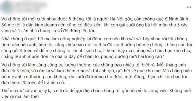 Chồng lăm le vàng hồi môn của vợ mang về cho mẹ xây nhà Chong lam le vang hoi mon cua vo mang ve cho me xay nha