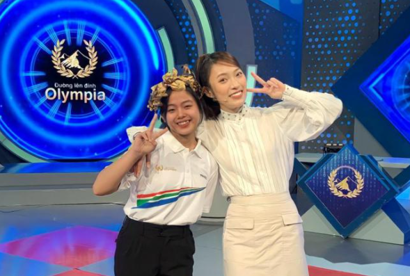 Nữ sinh thi Olympia "làm bạn với Google từ nhỏ", vừa học giỏi vừa hát hay Nu sinh thi Olympia