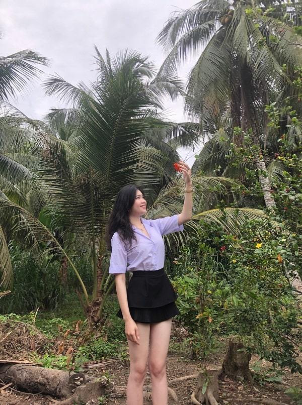 Nữ sinh 18 tuổi cao 1m81 thi Hoa hậu Hoàn vũ Việt Nam 2021 - Hình 5 Nu sinh 18 tuoi cao 1m81 thi Hoa hau Hoan vu Viet Nam 2021-Hinh-5