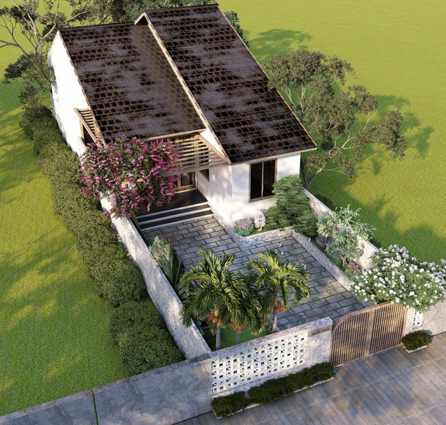 Mẫu nhà cấp 4 chi phí xây dựng 800 triệu đồng đẹp long lanh - Hình 2 Mau nha cap 4 chi phi xay dung 800 trieu dong dep long lanh-Hinh-2