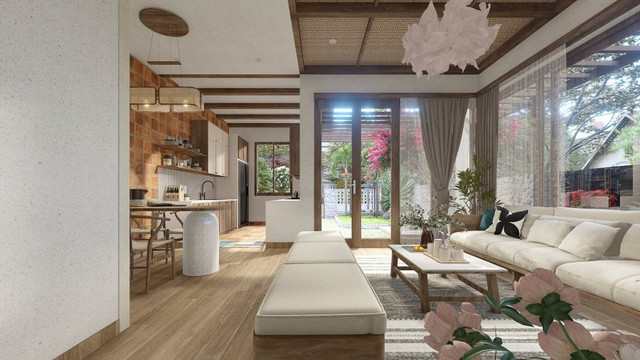 Mẫu nhà cấp 4 chi phí xây dựng 800 triệu đồng đẹp long lanh - Hình 5 Mau nha cap 4 chi phi xay dung 800 trieu dong dep long lanh-Hinh-5