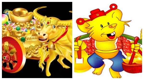 3 con giáp chuẩn bị may túi 3 gang đựng may mắn, tiền tình 3 con giap chuan bi may tui 3 gang dung may man, tien tinh