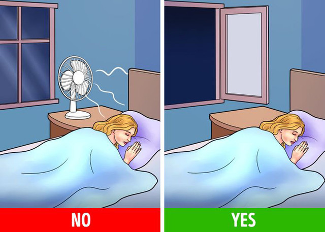 Tác hại của việc bật quạt chĩa thẳng vào người ban đêm ảnh 2 Tác hại của việc bật quạt chĩa thẳng vào người ban đêm ảnh 2