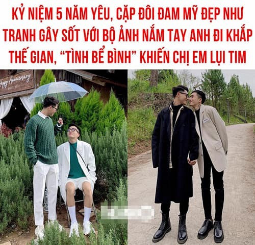 Cặp đôi đam mỹ gây sốt với chuyện tình 5 năm Cap doi dam my gay sot voi chuyen tinh 5 nam