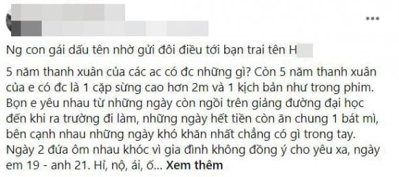 Chàng trai bịa chuyện có khối u trong người để cắt đuôi người yêu Chang trai bia chuyen co khoi u trong nguoi de cat duoi nguoi yeu