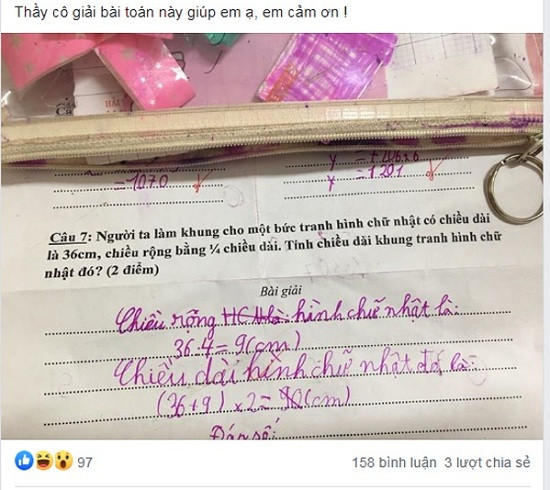 Con tính 7,5 - 2,5 = 5 bị gạch sai khiến mẹ bức xúc - Hình 2 Con tinh 7,5 - 2,5 = 5 bi gach sai khien me buc xuc-Hinh-2