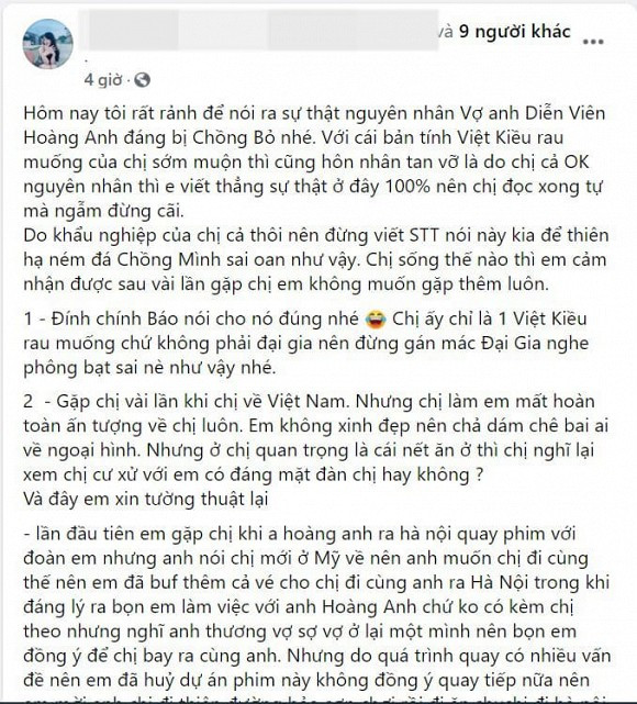 Bạn thân tiết lộ nguyên nhân Hoàng Anh bỏ vợ - Hình 4 Ban than tiet lo nguyen nhan Hoang Anh bo vo-Hinh-4