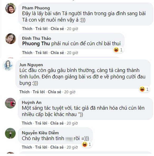 Bài văn tả con chó bá đạo của bé tiểu học - Hình 4 Bai van ta con cho ba dao cua be tieu hoc-Hinh-4
