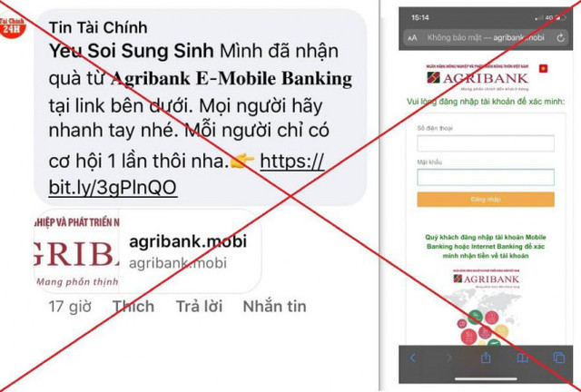 Lừa tặng quà, trúng thưởng... để đánh cắp tài khoản ngân hàng - Hình 2 Lua tang qua, trung thuong... de danh cap tai khoan ngan hang-Hinh-2
