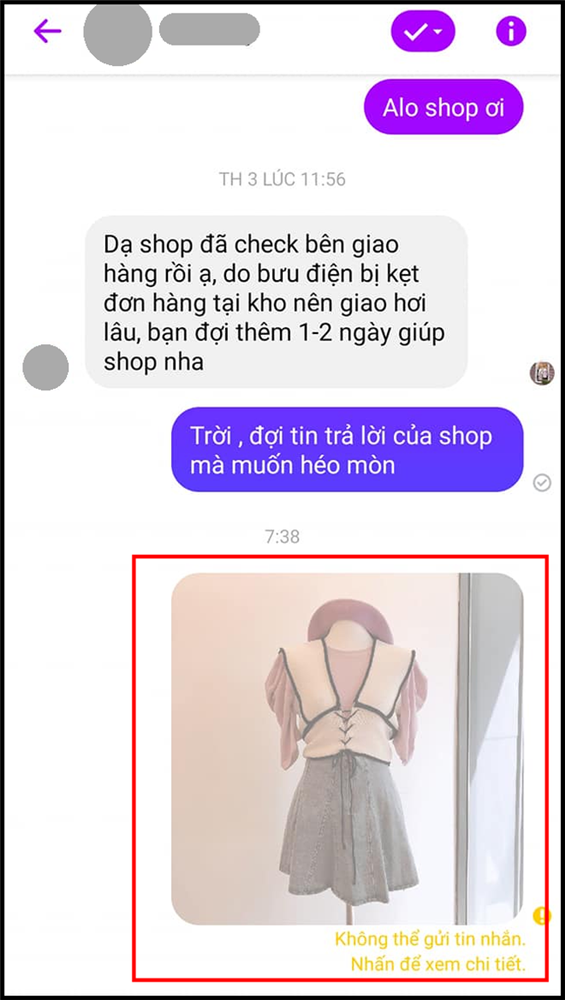 Cô nàng ăn trái đắng khi bị chủ bùng tiền triệu vì săn sale - Hình 5 Co nang an trai dang khi bi chu bung tien trieu vi san sale-Hinh-5