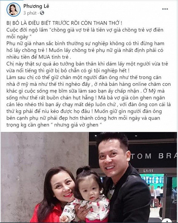 Hoa hậu Phương Lê chỉ ra sự thật vợ Hoàng Anh quá ảo tưởng bản thân Hoa hau Phuong Le chi ra su that vo Hoang Anh qua ao tuong ban than