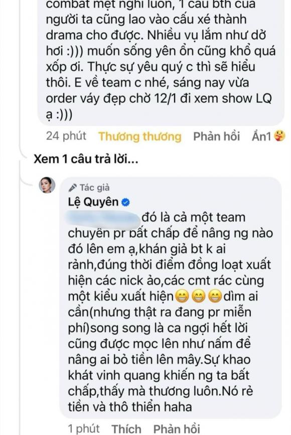 Bị nghi được ưu ái tại show Chị đẹp, Lệ Quyên ẩn ý bị chơi xấu - Hình 2 Bi nghi duoc uu ai tai show Chi dep, Le Quyen an y bi choi xau-Hinh-2