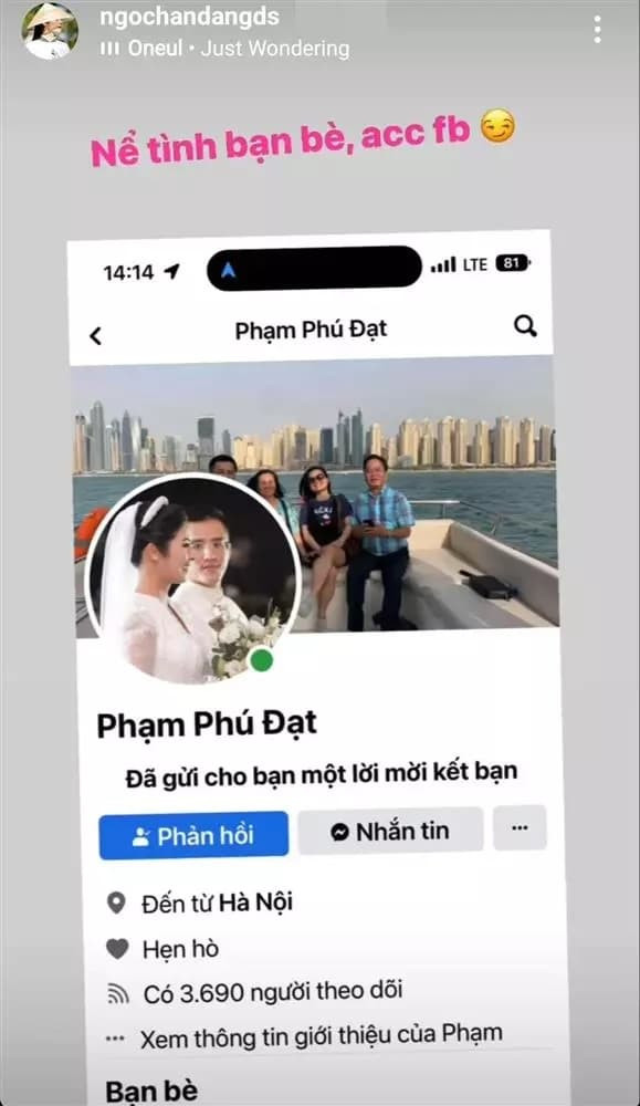 Hoa hậu Ngọc Hân 'add friend' chồng sau một thập kỉ gắn bó - Hình 2 Hoa hau Ngoc Han 'add friend' chong sau mot thap ki gan bo-Hinh-2