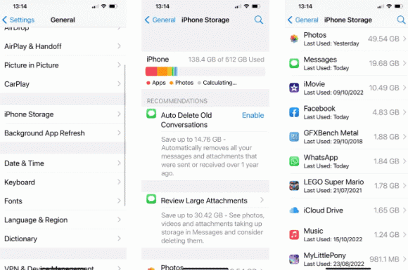Thủ thuật đơn giản này giúp bạn giải phóng bộ nhớ iPhone Thu thuat don gian nay giup ban giai phong bo nho iPhone