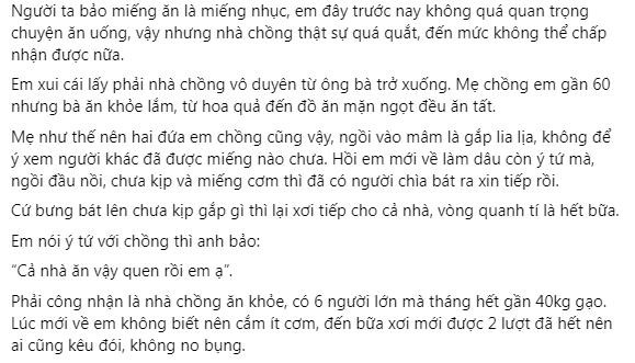 Làm dâu nhà chồng vô duyên, ăn tranh cả phần con dâu mới đẻ Lam dau nha chong vo duyen, an tranh ca phan con dau moi de