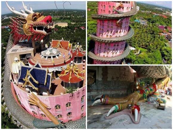 Ngôi chùa có con rồng khổng lồ quấn quanh toà nhà 17 tầng - Hình 4 Ngoi chua co con rong khong lo quan quanh toa nha 17 tang-Hinh-4