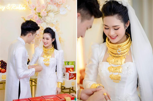 Cô dâu Long An nhận được quà chục tỷ trong ngày cưới Co dau Long An nhan duoc qua chuc ty trong ngay cuoi