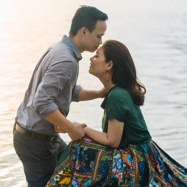 Ảnh cưới lãng mạn của Hà Hương "Phía trước là bầu trời" - Hình 4 Anh cuoi lang man cua Ha Huong
