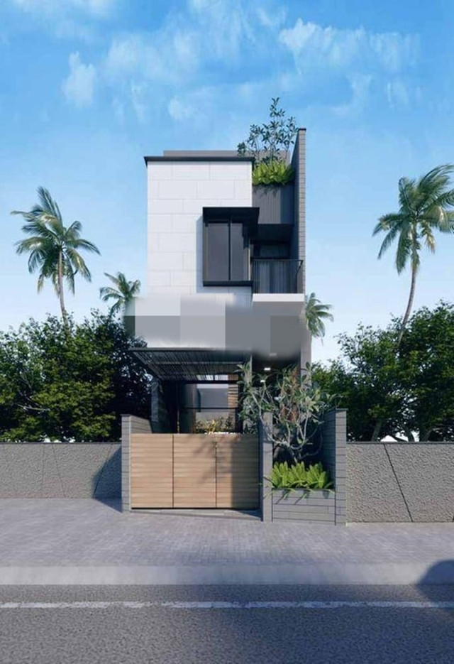 Những mẫu nhà mái bằng gác lửng đơn giản, hiện đại - Hình 7 Nhung mau nha mai bang gac lung don gian, hien dai-Hinh-7