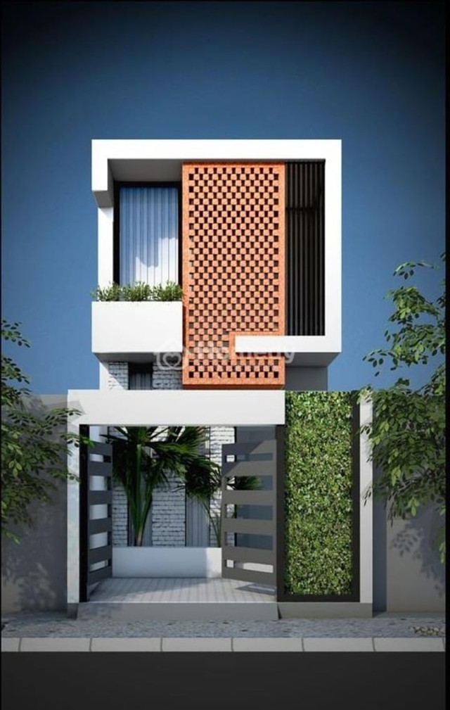 Những mẫu nhà mái bằng gác lửng đơn giản, hiện đại - Hình 4 Nhung mau nha mai bang gac lung don gian, hien dai-Hinh-4