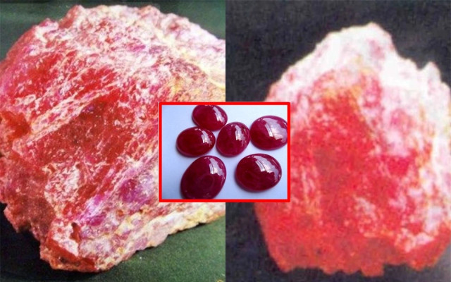 Viên ruby lớn nhất Việt Nam là bảo vật quốc gia, nặng 2,7kg Vien ruby lon nhat Viet Nam la bao vat quoc gia, nang 2,7kg