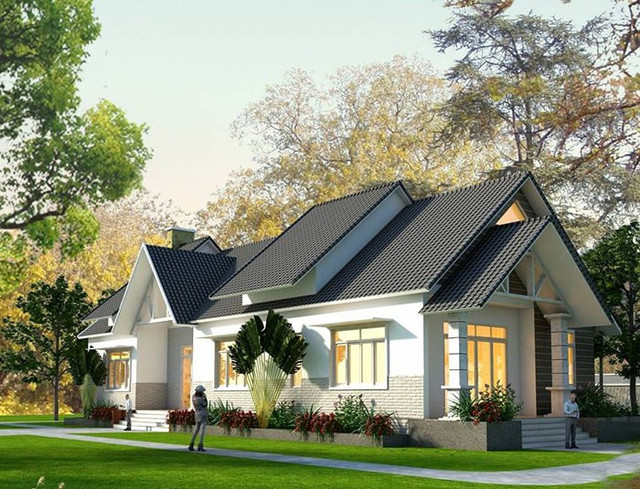 Mẫu nhà vườn đẹp tận hưởng cuộc sống trong lành, gần gũi thiên nhiên - Hình 5 Mau nha vuon dep tan huong cuoc song trong lanh, gan gui thien nhien-Hinh-5