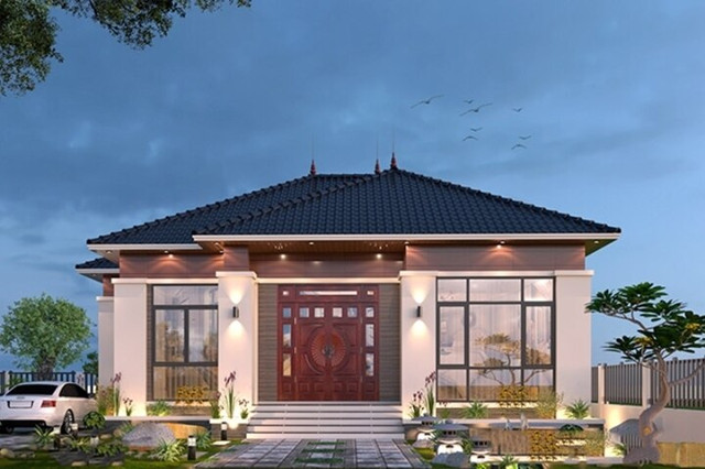 Những mẫu nhà mái Nhật đẹp không thể rời mắt - Hình 5 Nhung mau nha mai Nhat dep khong the roi mat-Hinh-5