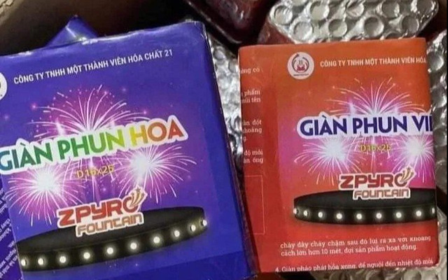 Pháo hoa Z121 'cháy hàng' Phao hoa Z121 'chay hang'