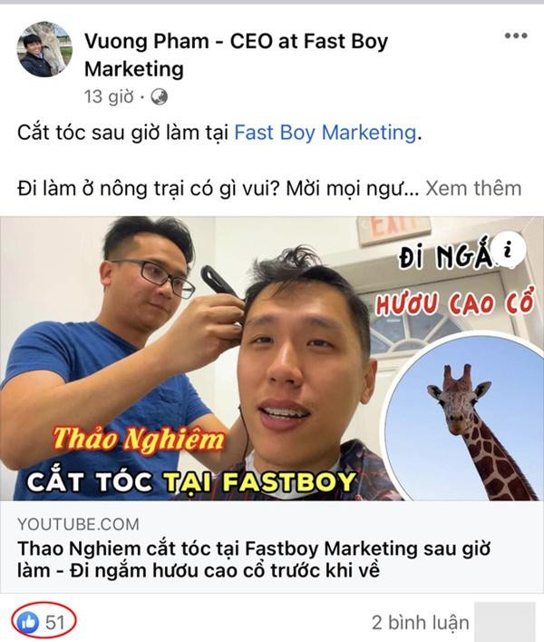 Từ ngày Khoa Pug "mất tích", triệu phú Vương Phạm cũng đánh mất điều này - Hình 2 Tu ngay Khoa Pug