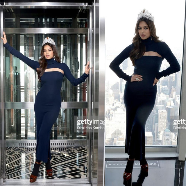 Miss Universe 2021 tăng cân, từ đại mỹ nhân thành "bà thím" - Hình 5 Miss Universe 2021 tang can, tu dai my nhan thanh