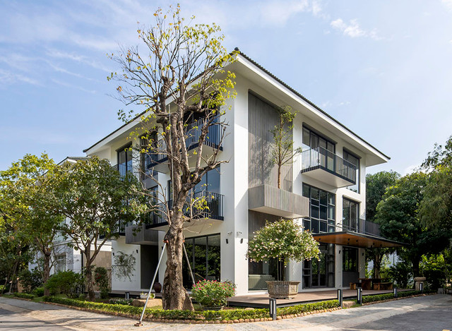 Biệt thự 3 tầng đẹp ngỡ ngàng với ý tưởng thiết kế từ bụi tre Biet thu 3 tang dep ngo ngang voi y tuong thiet ke tu bui tre