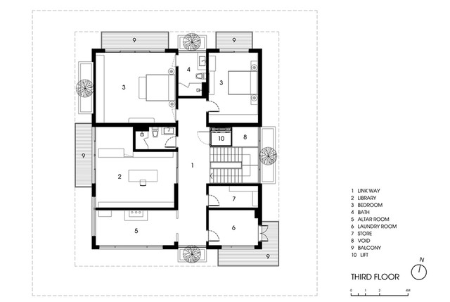 Biệt thự 3 tầng đẹp ngỡ ngàng với ý tưởng thiết kế từ bụi tre - Hình 17 Biet thu 3 tang dep ngo ngang voi y tuong thiet ke tu bui tre-Hinh-17