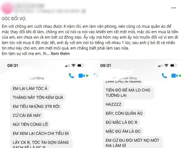 Vợ mua sắm, làm tóc đón Tết, chồng ki bo đòi "đổi mẹ cho con" Vo mua sam, lam toc don Tet, chong ki bo doi
