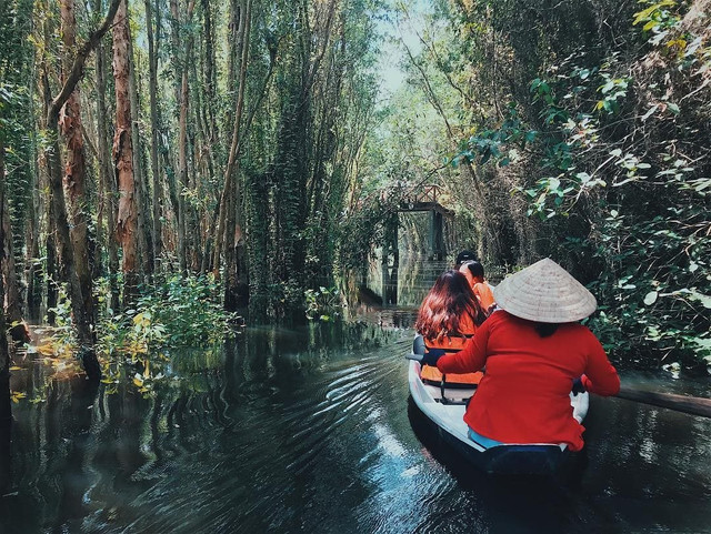 Làng nổi Tân Lập - vẻ đẹp miền Tây - Hình 3 Lang noi Tan Lap - ve dep mien Tay-Hinh-3