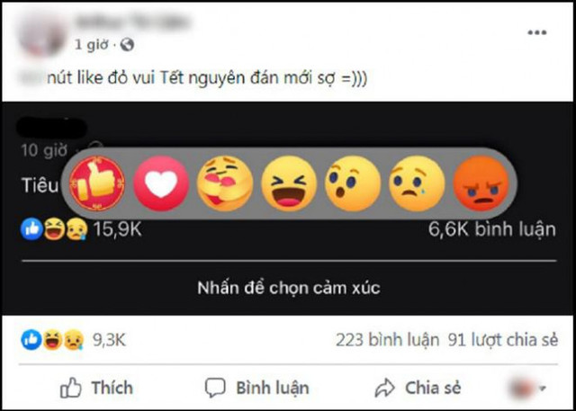 Mách bạn cách bật nút Like đỏ chào đón xuân Tân Sửu trên Facebook Mach ban cach bat nut Like do chao don xuan Tan Suu tren Facebook
