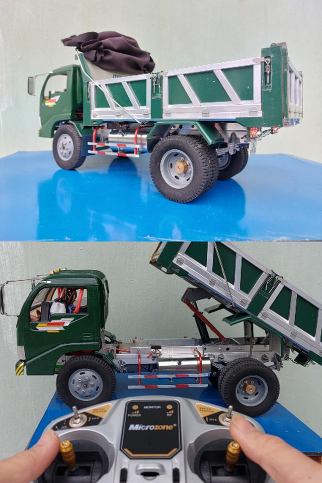 Độc đáo chàng trai Hải Dương chế tạo mô hình máy như thật - Hình 4 Doc dao chang trai Hai Duong che tao mo hinh may nhu that-Hinh-4