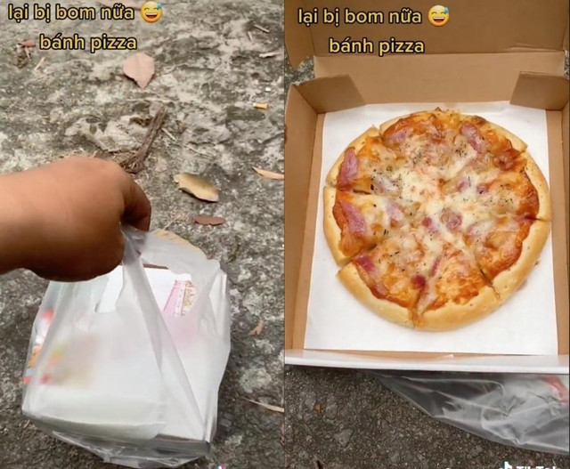 Giao pizza, shipper 'cạn lời' khi khách bom hàng lý do... củ chuối Giao pizza, shipper 'can loi' khi khach bom hang ly do... cu chuoi