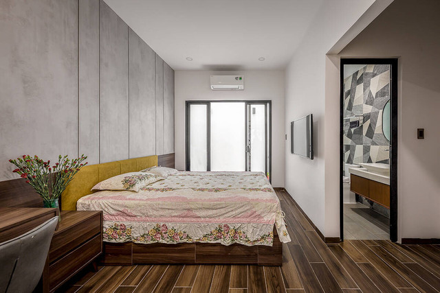 Giải pháp đưa nắng gió vào nhà 90m2, mặt tiền như tấm rèm cản bụi - Hình 6 Giai phap dua nang gio vao nha 90m2, mat tien nhu tam rem can bui-Hinh-6