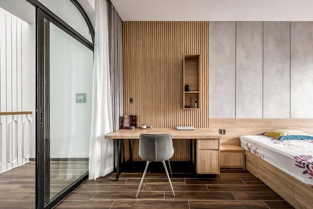Giải pháp đưa nắng gió vào nhà 90m2, mặt tiền như tấm rèm cản bụi - Hình 28 Giai phap dua nang gio vao nha 90m2, mat tien nhu tam rem can bui-Hinh-28
