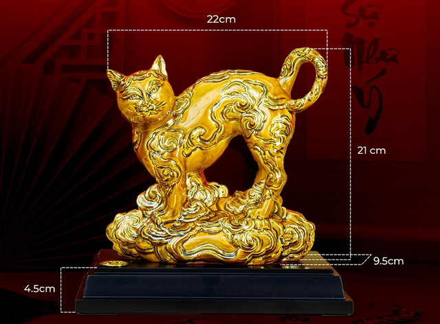 Kỳ linh Quý Mão 2023 vẽ vàng có giá 3,5 triệu đồng/sản phẩm Ky linh Quy Mao 2023 ve vang co gia 3,5 trieu dong/san pham