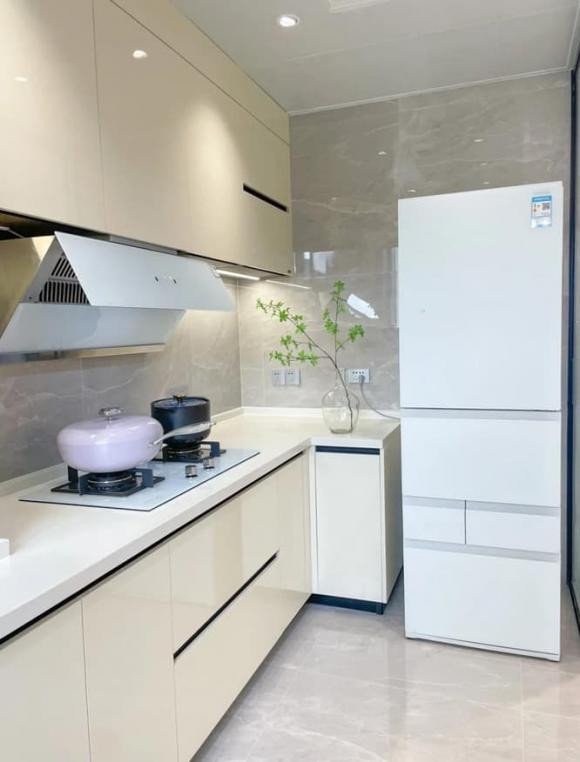 Đôi vợ chồng trẻ trang trí nhà rộng 128m2 phong cách tối giản - Hình 8 Doi vo chong tre trang tri nha rong 128m2 phong cach toi gian-Hinh-8