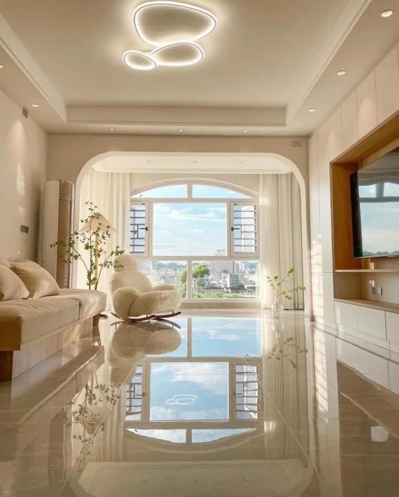 Đôi vợ chồng trẻ trang trí nhà rộng 128m2 phong cách tối giản - Hình 5 Doi vo chong tre trang tri nha rong 128m2 phong cach toi gian-Hinh-5