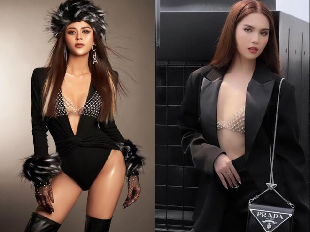 Bắt chước bra lưới Ngọc Trinh, Lương Thu Trang mặc lộn ra ngoài - Hình 9 Bat chuoc bra luoi Ngoc Trinh, Luong Thu Trang mac lon ra ngoai-Hinh-9