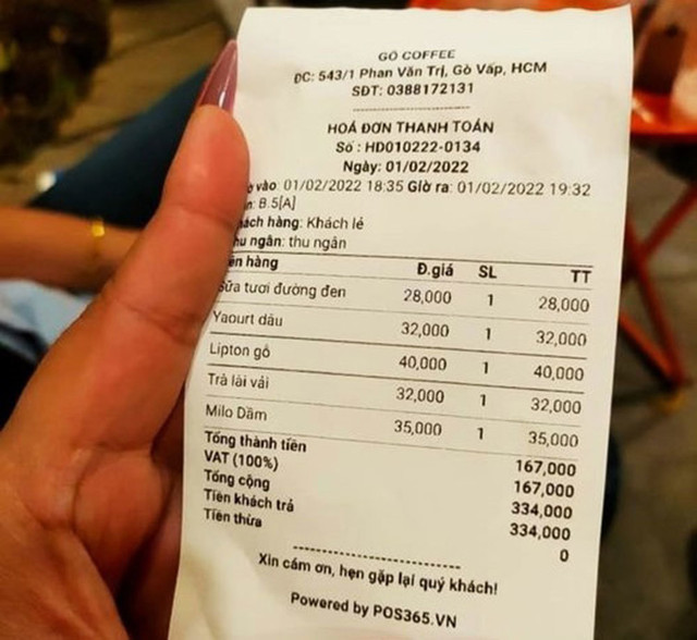 Bát bún 100.000 đồng, cốc cà phê phụ thu 'VAT 100%' - Hình 2 Bat bun 100.000 dong, coc ca phe phu thu 'VAT 100%'-Hinh-2