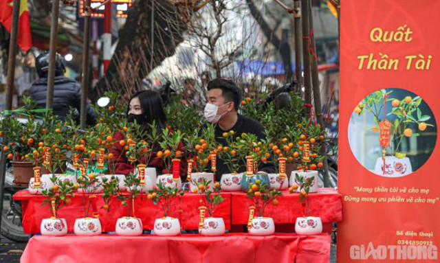 Chợ hoa trong lòng phố cổ Hà Nội vắng lặng ngày cận Tết - Hình 5 Cho hoa trong long pho co Ha Noi vang lang ngay can Tet-Hinh-5