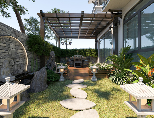 Biệt thự Indochine đẹp như viên ngọc quý giữa lòng phố biển - Hình 2 Biet thu Indochine dep nhu vien ngoc quy giua long pho bien-Hinh-2